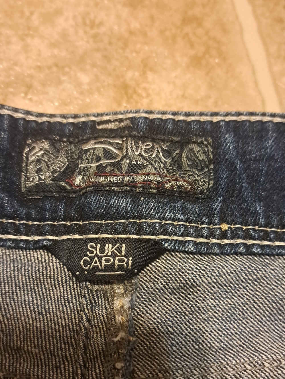 Silver Suki Capri Size 30. - Picture 9 of 13